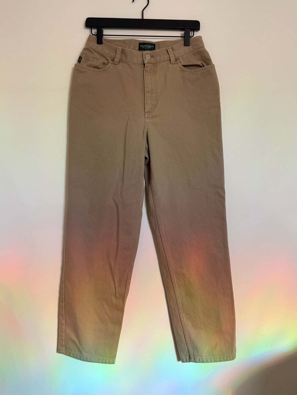 Lauren Jeans Co. Ralph Lauren Jeans Size 10P Tan Denim